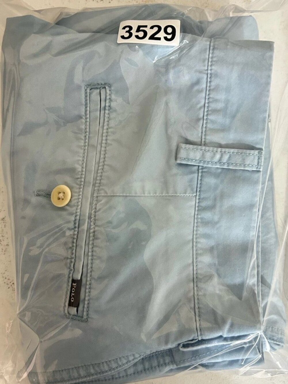 Polo Ralph Lauren Suffield Pants 31x32 Light Blue Solid Pima Cotton (Tag-32x32) - Picture 15 of 15